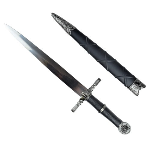 Geralt by Riva Dagger with emblem-The Witcher
