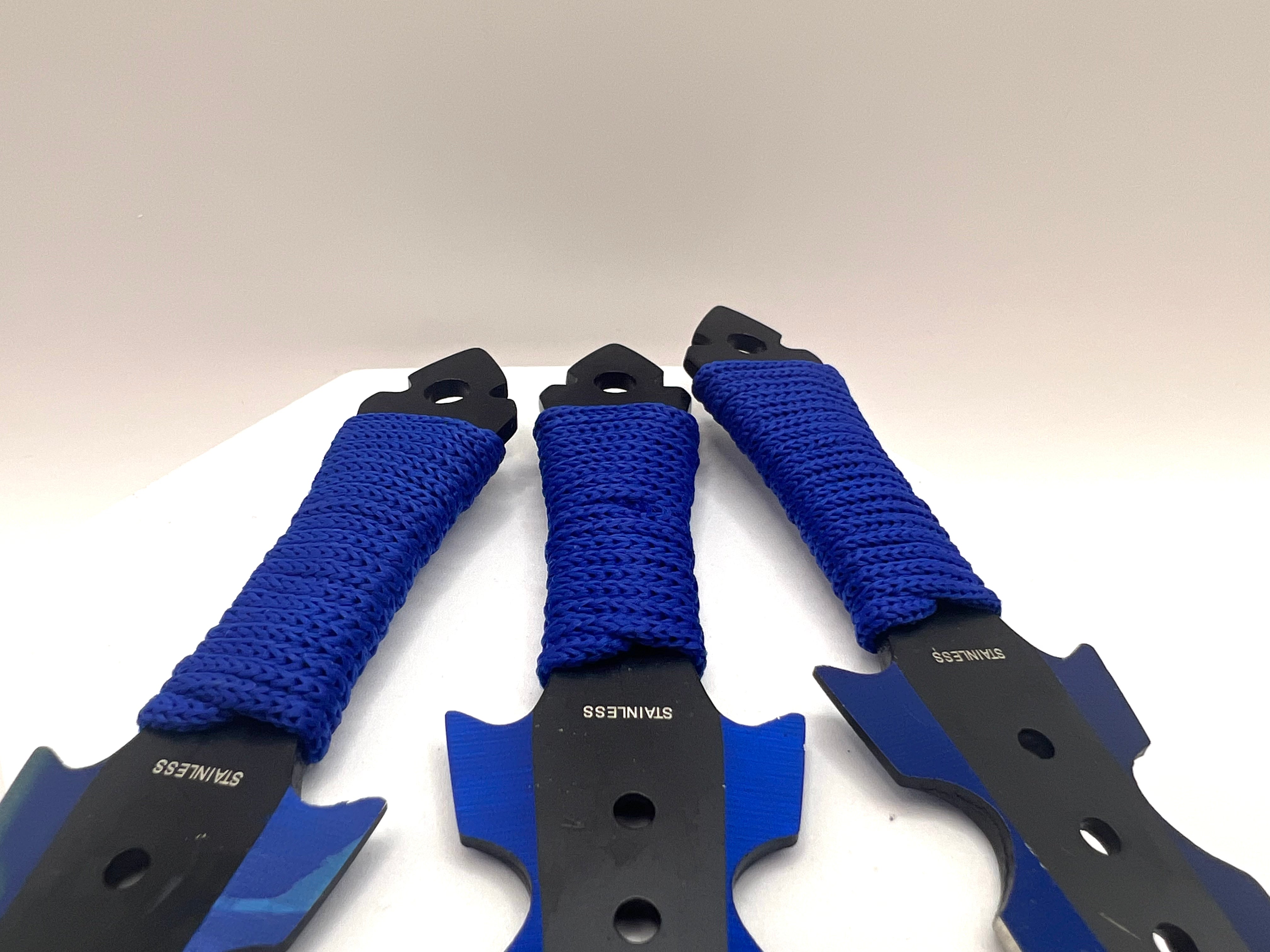 Blaues Wurfmesser-Set (CW-713)
