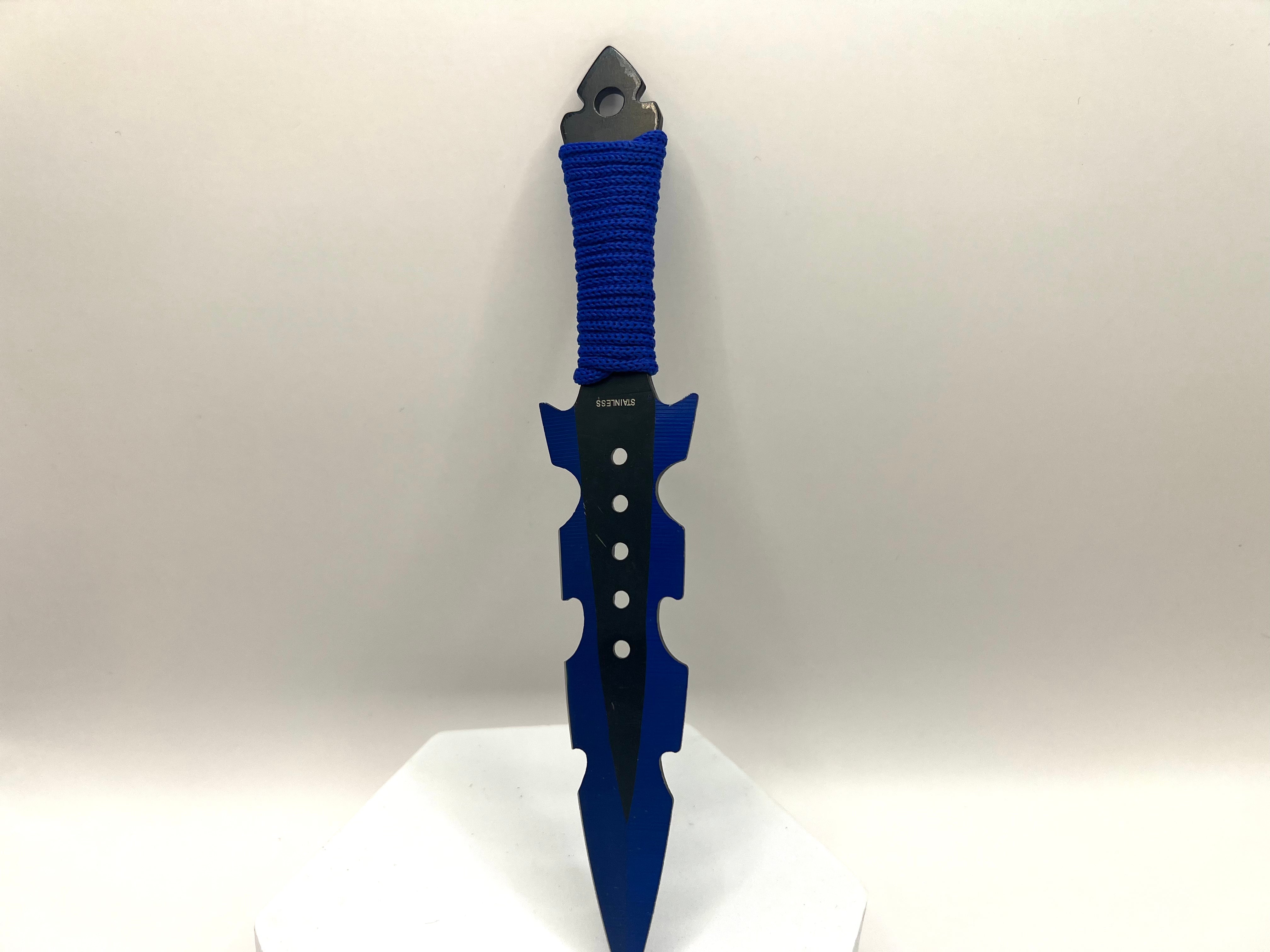 Blaues Wurfmesser-Set (CW-713)