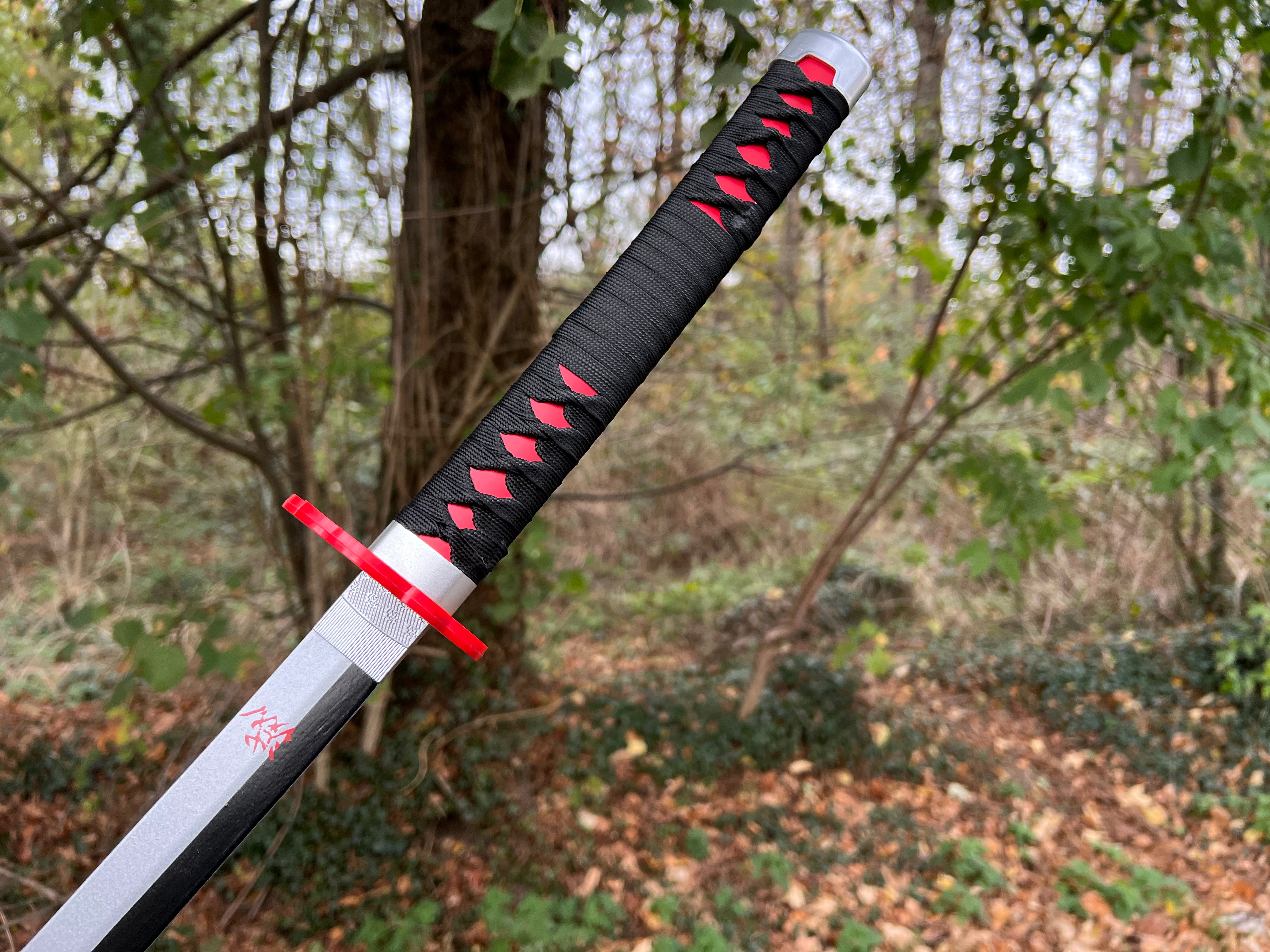 Tanjiro Katana V2 Bambusklinge -Demon Slayer (Nichirin): Kimetsu No Yaiba