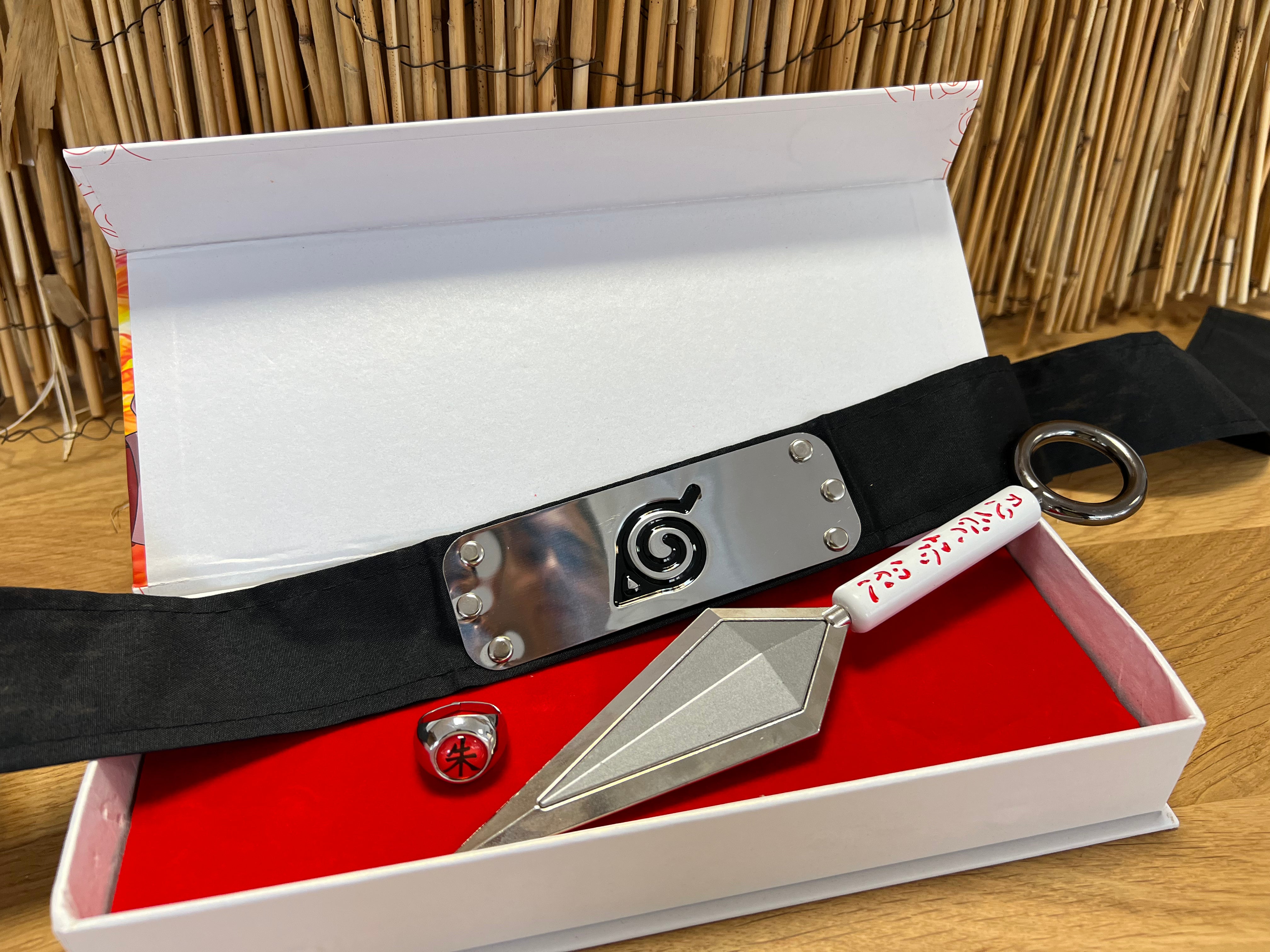 Kunai Set with Headband and Ring - Naruto