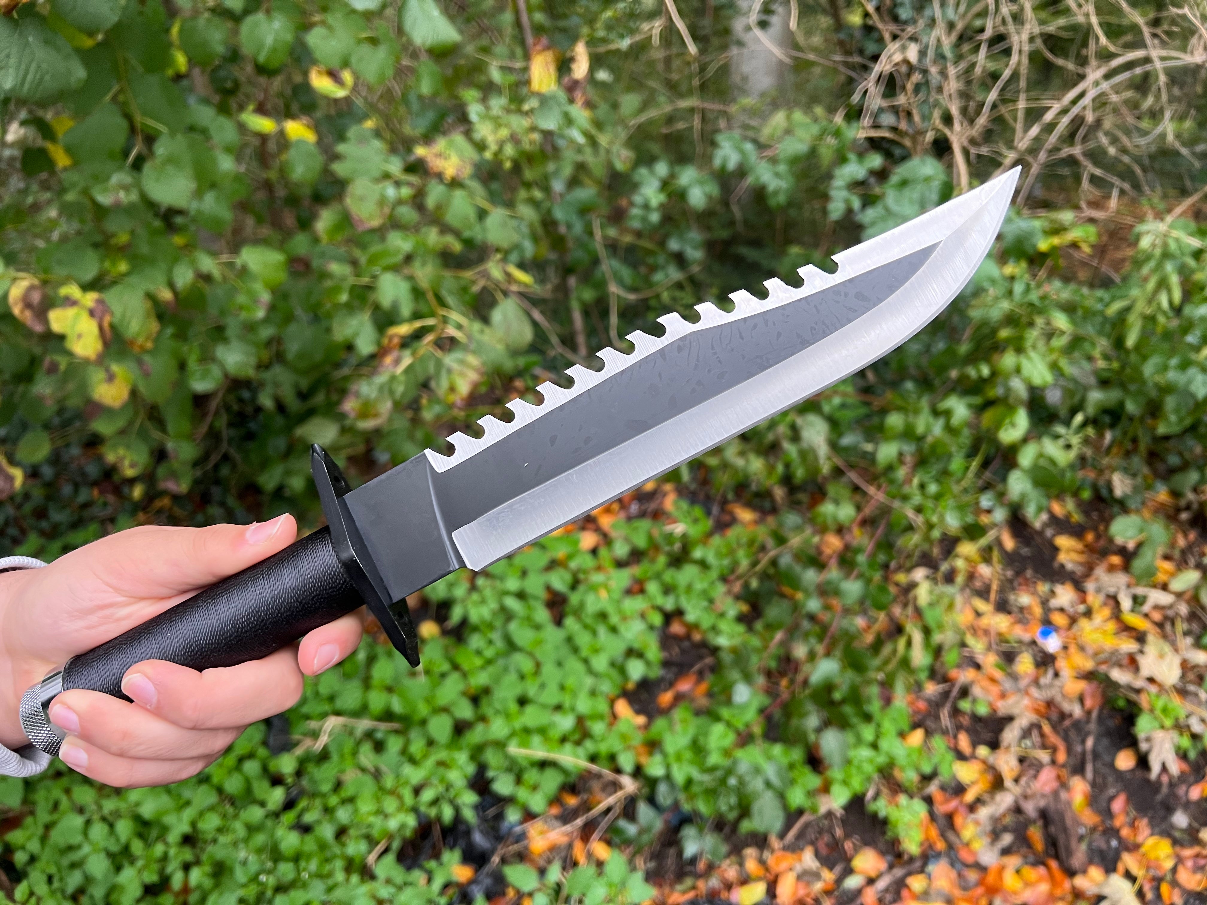 John Rambo's ready-to-fight hunting knife-Rambo 2