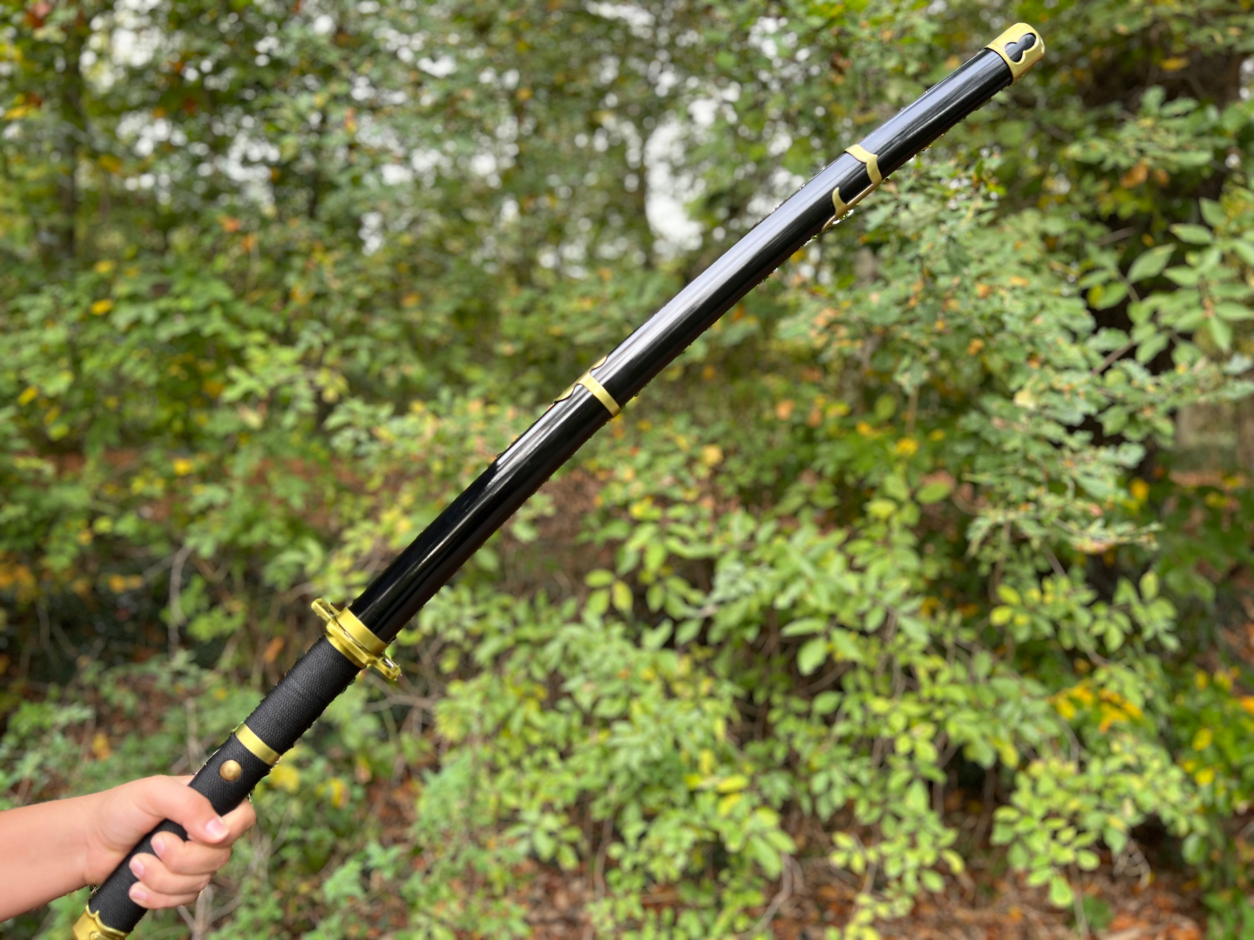 One Piece- Zoro Yubashiri Katana with Bamboo Blace