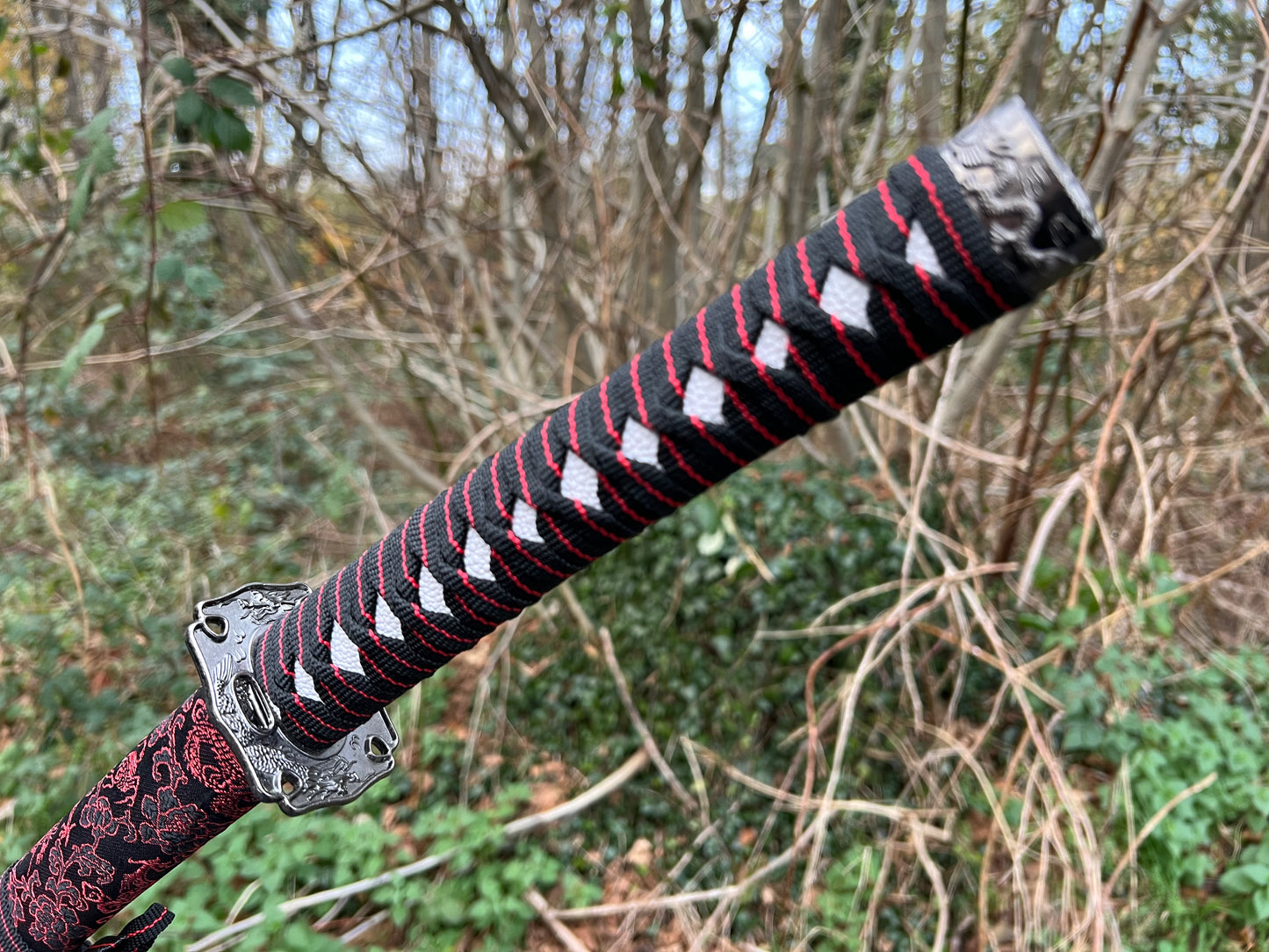 Deco katana with red sheath (pre-order)