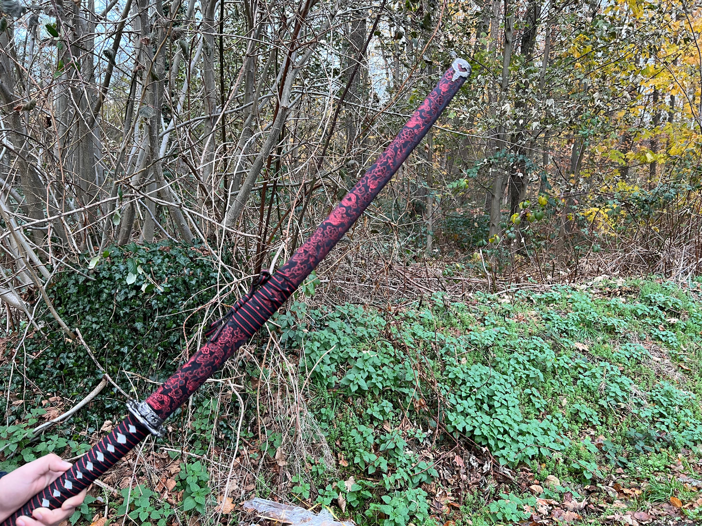 Deco katana with red sheath (pre-order)