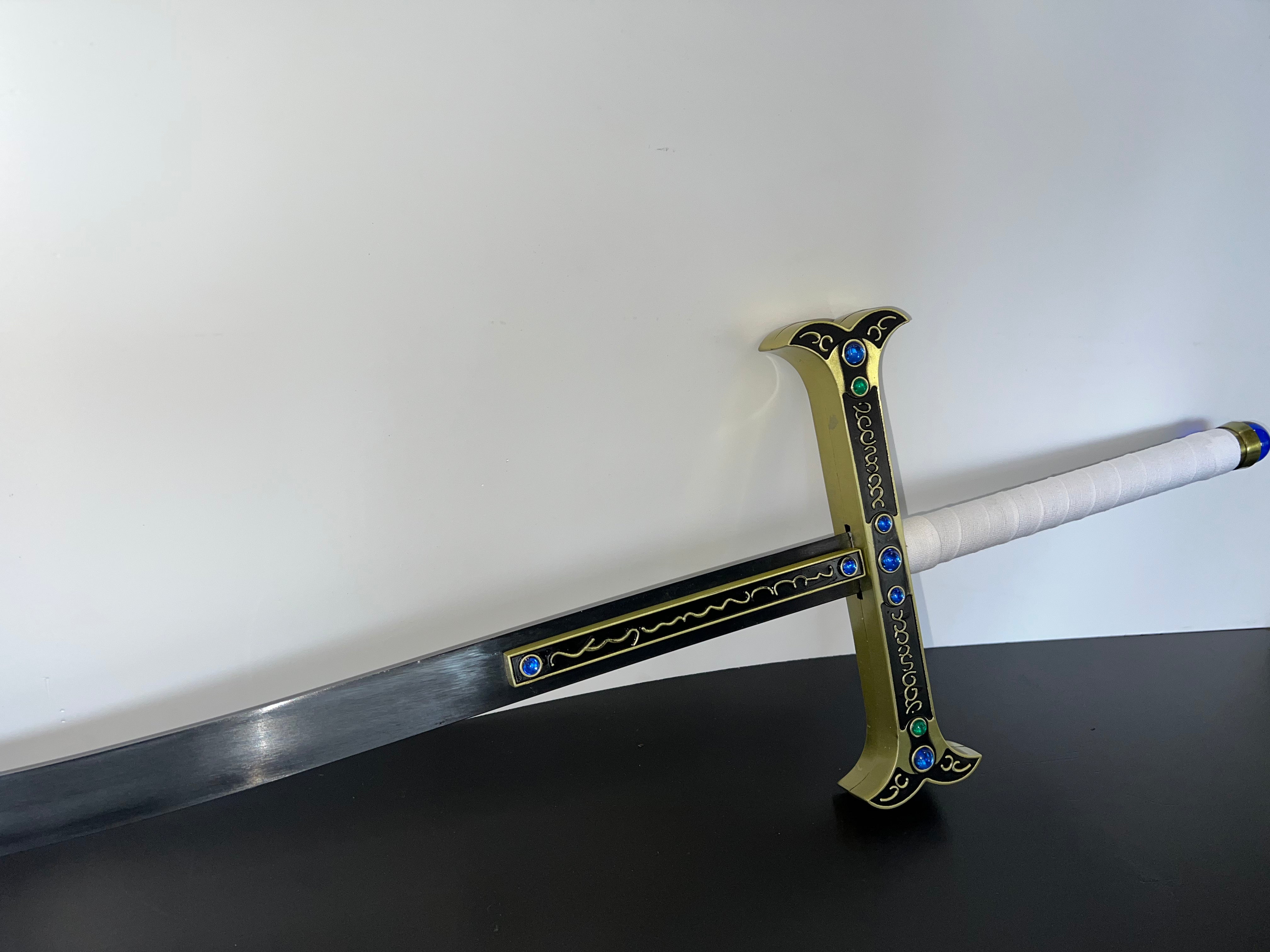 Espada Katana Metal One Piece Dracule Mihawk 25 Cm